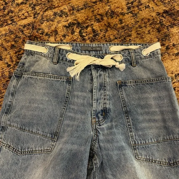 Women’s barrel jeans with Drawstring - Picture 3 of 6